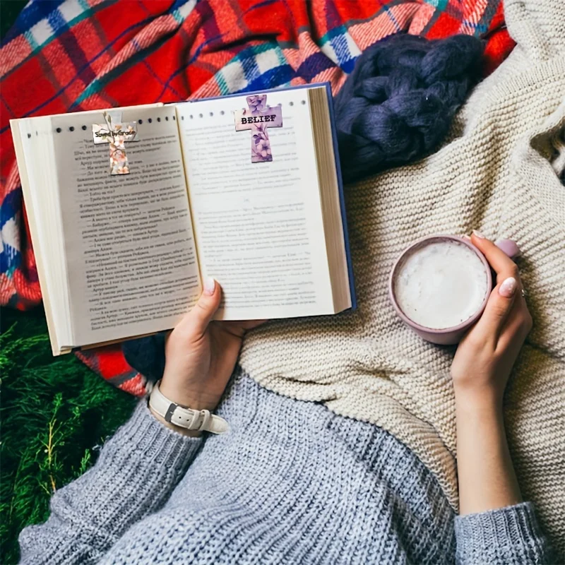 24 szt. Kwiatowe zakładki magnetyczne z inspirującymi frazami - żywe znaczniki stron do spinaczy do papieru do książek, biura i prezentów