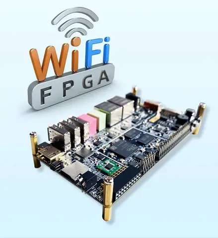 FPGA Development Board with Zynq7000 XC7Z020 Chip, Dual Gigabit ETH, USB Host, HDMI-compatible, Audio, WiFi, 512MB DDR3, JTAG