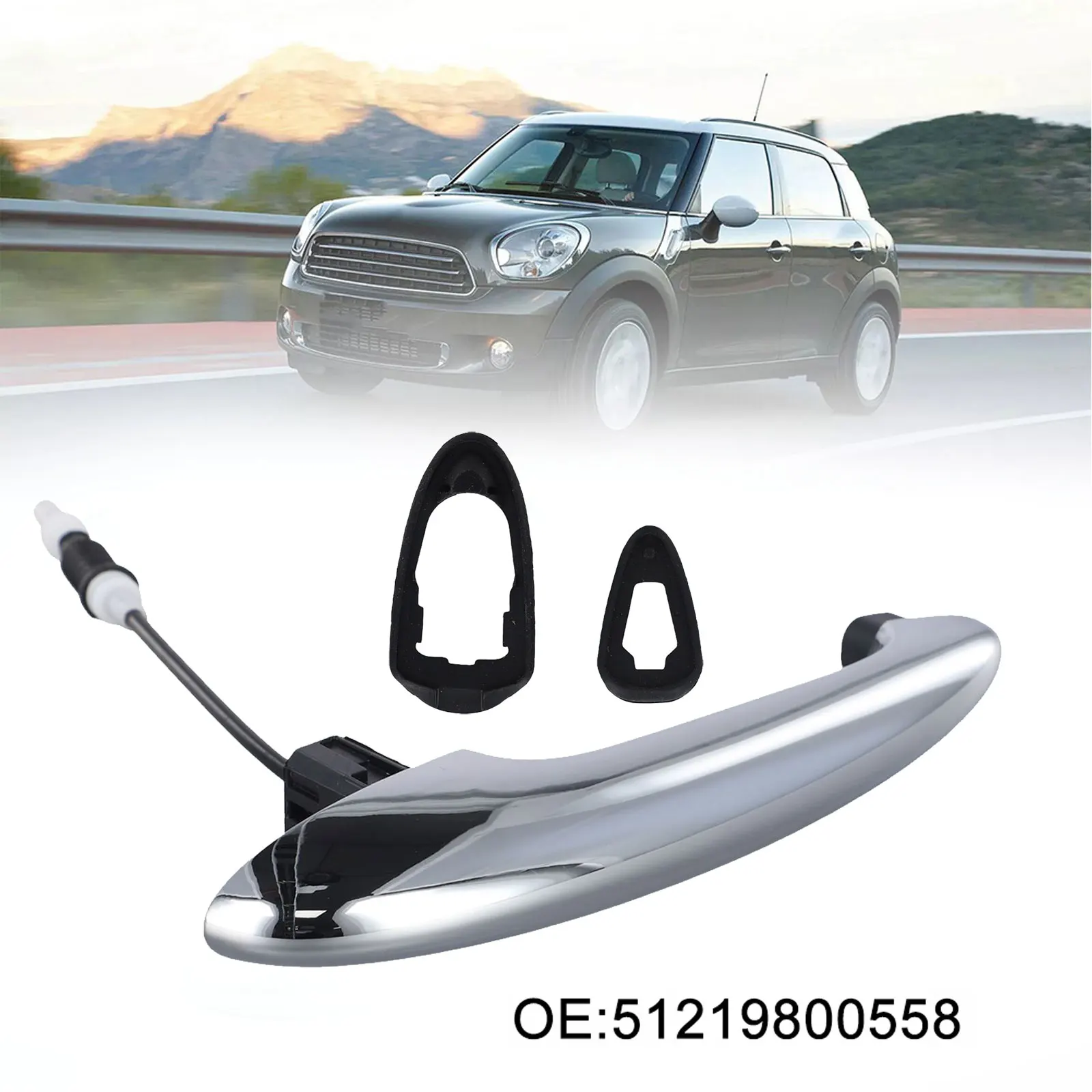 

Car Accessories Exterior Door Handle Car Repair Exterior Door Handle For Mini R60 R61 Front Chrome For Mini Countryman