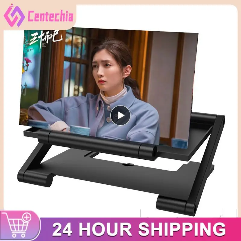 8 Inch/12 Inch Mobile Phone Amplifier Folding For Home Amplifier Bracket Abs Screen Magnifier Ultra-clear Blue Light Transparent