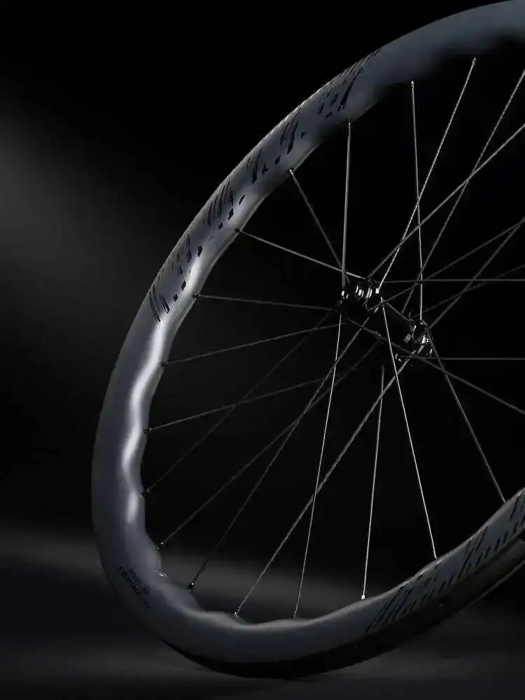 AliExpress ELITEWHEELS FLOW Wave Carbon Wheelset 700c Road Disc Brake Wheels 50T Ratchet System Wing 20 Spoke Aero 40/45mm Rim SHIMAN0 XDR