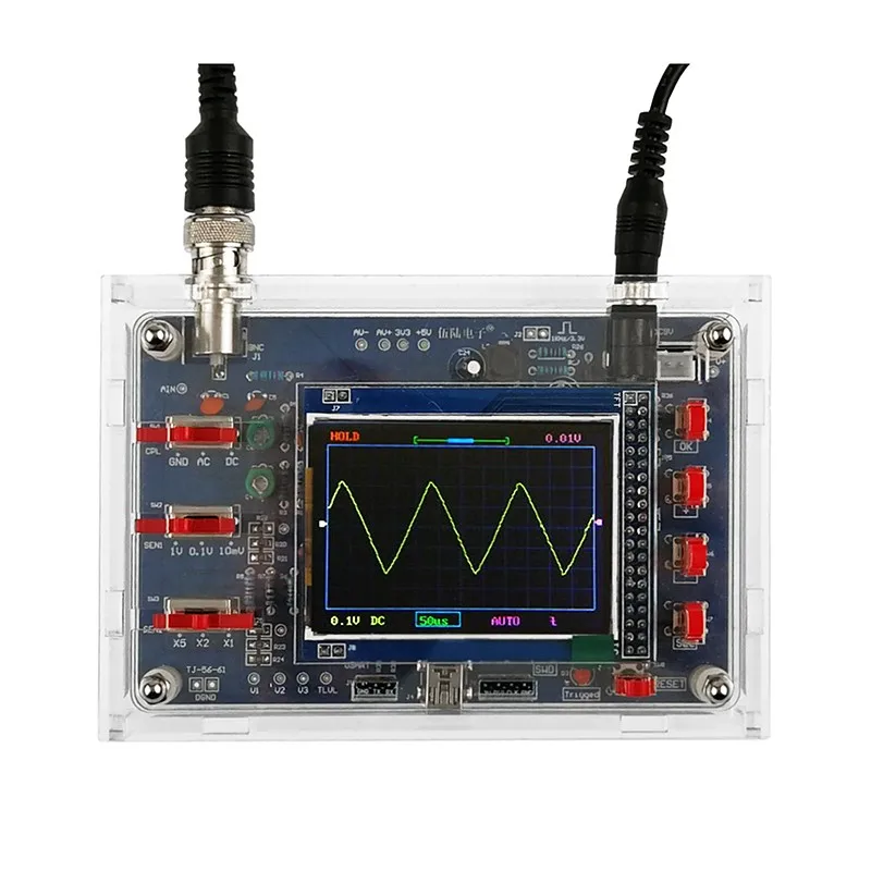 DSO138 digital oscilloscope kit electronic DIY compatible STM32F103C8T6 microcontroller welding assembly