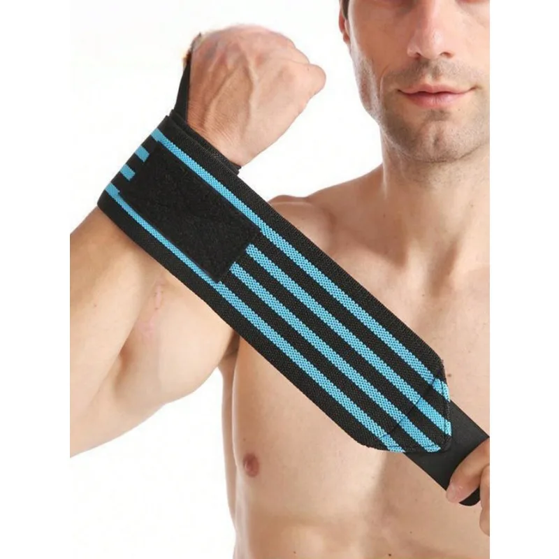 1pcs Bracers Fitness Padded Thumb Brace Strap Power Hand Support Bar Wristband Wristband Weight Lifting Gym Cross Training