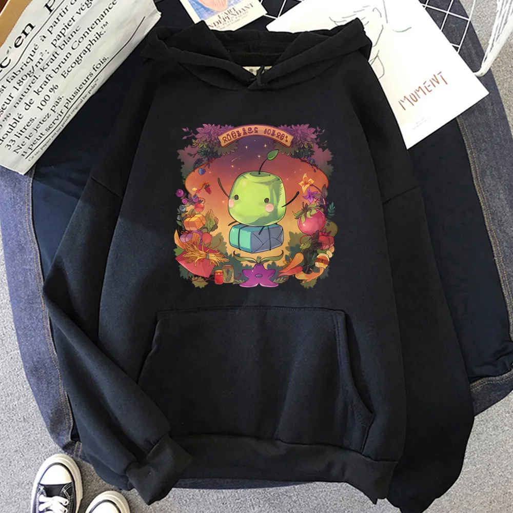 

Толстовка с мультяшным принтом Stardew Valley, новинка 2025, высококачественная повседневная толстовка, флисовая одежда, унисекс, панк, с карманом, толстовка