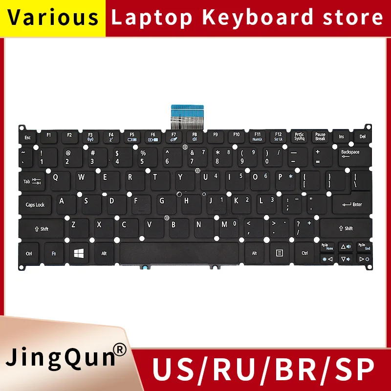 

FOR Acer Aspire S3 S3-331 S3-371 S3-391 725 756 S5-391 V5-121 V5-131 V5-171 MS2346 US BLACK KEYBOARD LAPTOP KEYBOARD