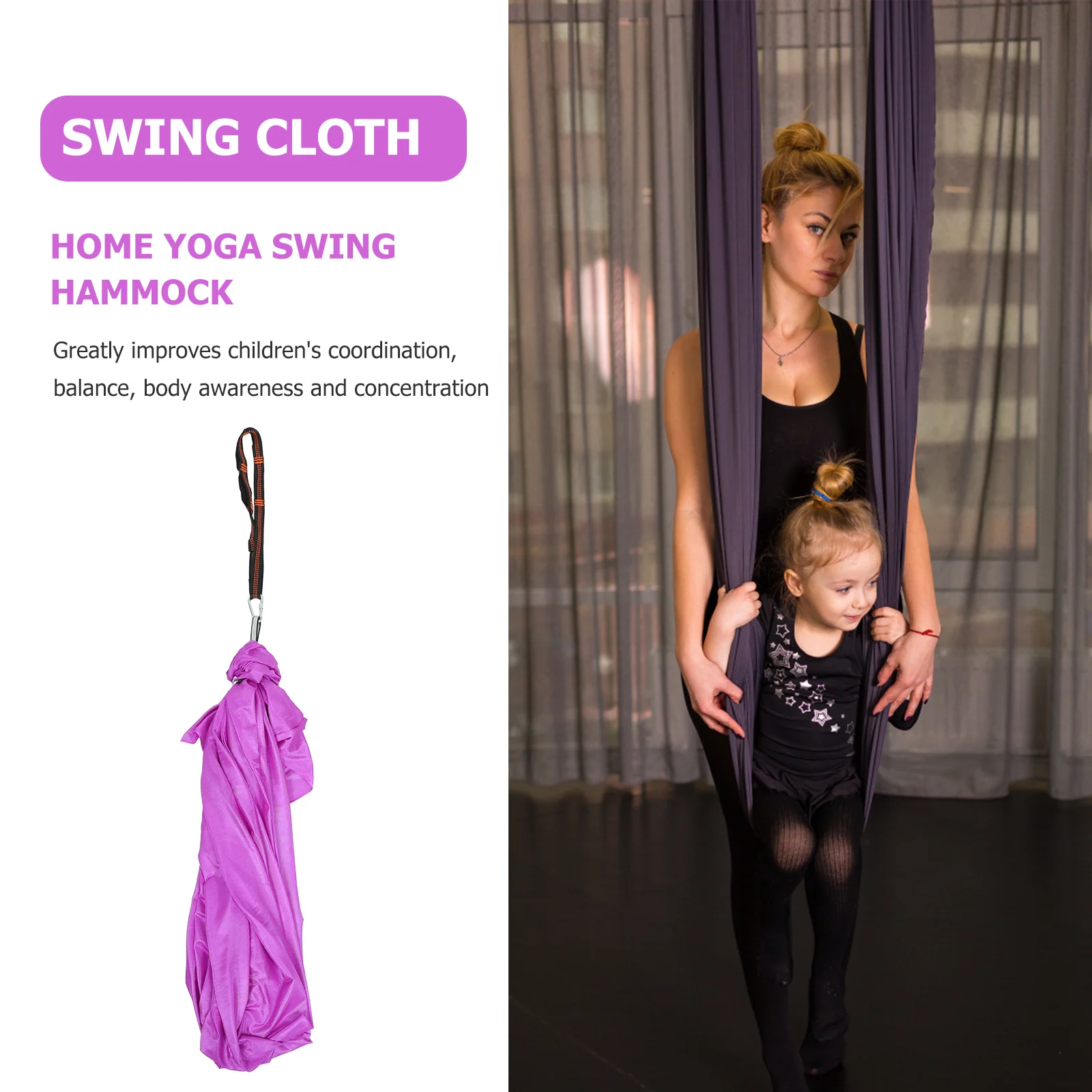 

1Set Children Hammock Outdoor Indoor Portable Durable Breathable Easy Assemble Travel Camping Hiking Fitness Gift