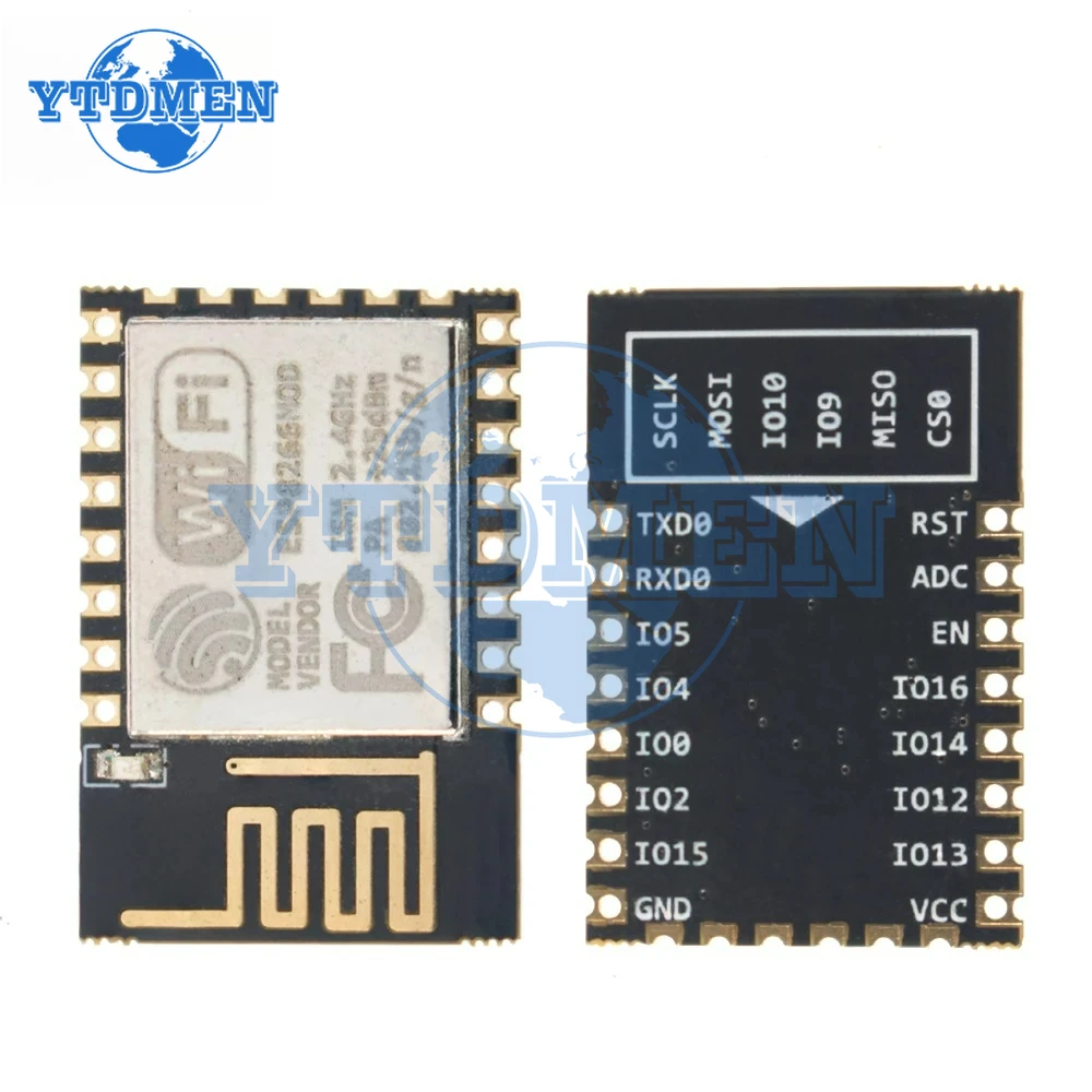 1PCS ESP-12E ESP-12F WiFi Serial Module ESP8266 Microcontroller Wireless Transceiver Remote Port Network Module