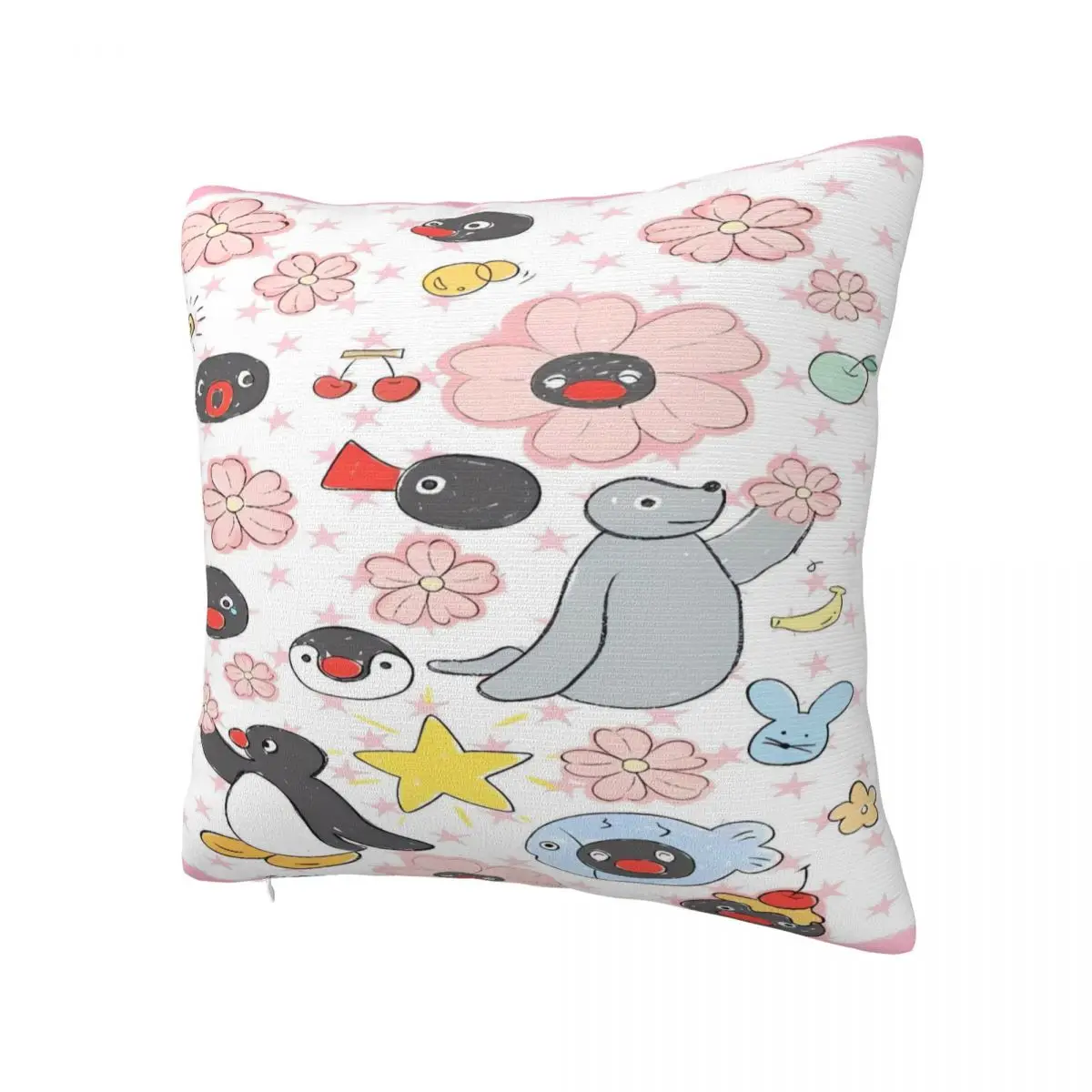 Pin-gu Pillow Case Cute Cushion Cover Square Pattern Pillow Cover Fashion Pillowcases For Wedding Party Home Decor
