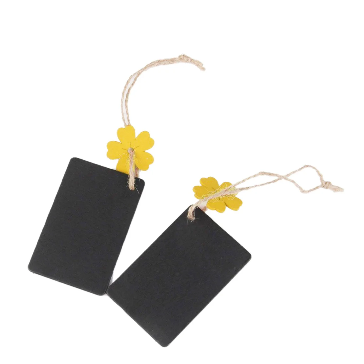 

10pcs Wooden Blackboard Price Tags 7*4.5Cm Black Purple Hanging Chalkboard For Gift Wedding Favor Decoration