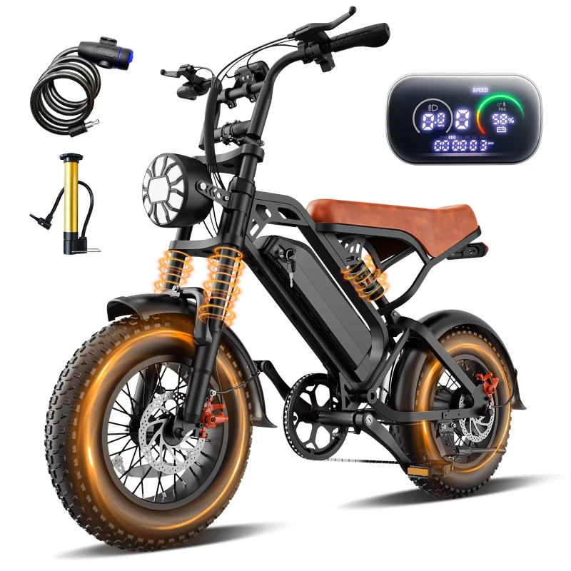 250W Retro Bicicleta Paraadultos 48V 13AH Brushless Motor Waterproof Beach Cruiser Adult Leisure 60km