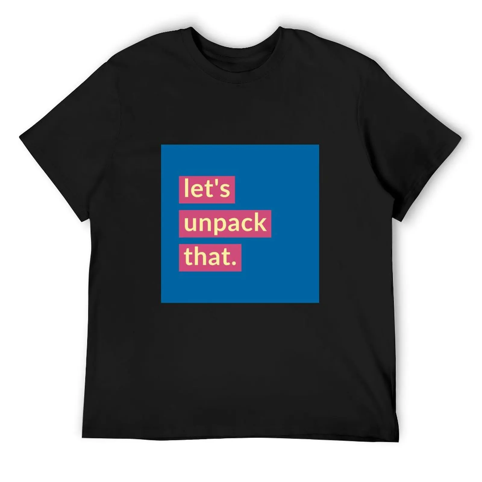 

lets unpack that logo T-Shirt plus sizes sweat baggy shirts mens graphic t-shirts anime