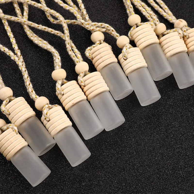 10 Pcs 5ml Perfume Bottle for Essential Oils Air Freshener Ornament Perfume Pendant