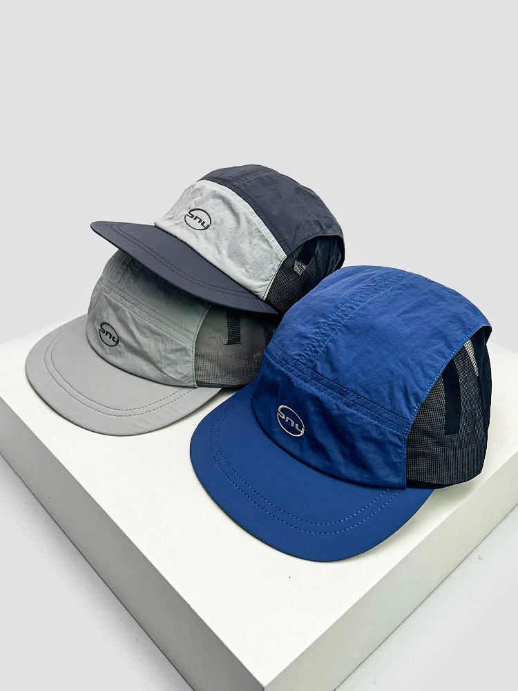 

New mesh embroidered letter quick-drying baseball cap for men and women simple soft top sunshade outdoor cap