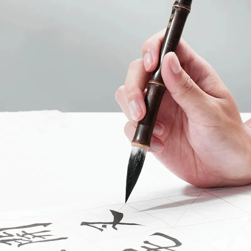 

Ou Yangxun обычный сценарий ласка, набор кистей для каллиграфии, шерстяные волосы, кисть для китайской живописи, ручка для рисования каллиграфии и рисования