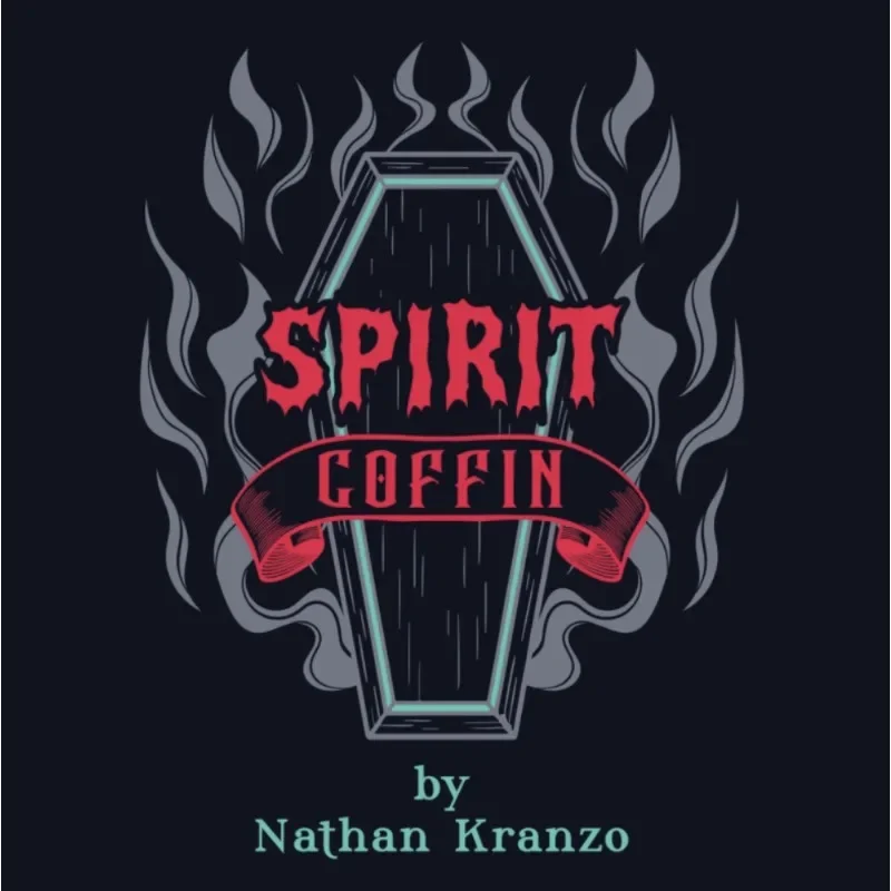 Spirit Coffin Plastic Version By Nathan Kranzo Mentalism Magic Tricks Gimmicks Close Up Magic Props Prediction Illusion Magia