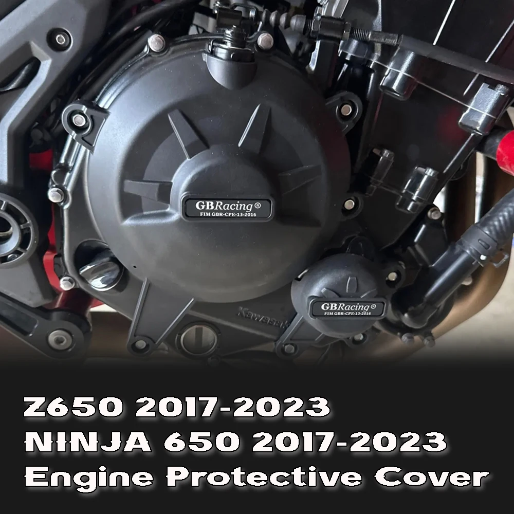 

FOR KAWASAKI Z650 2017-2023 NINJA 650 2017-2023 Motorcycle Engine Cover Sets Bonnet Protector Engine Cover