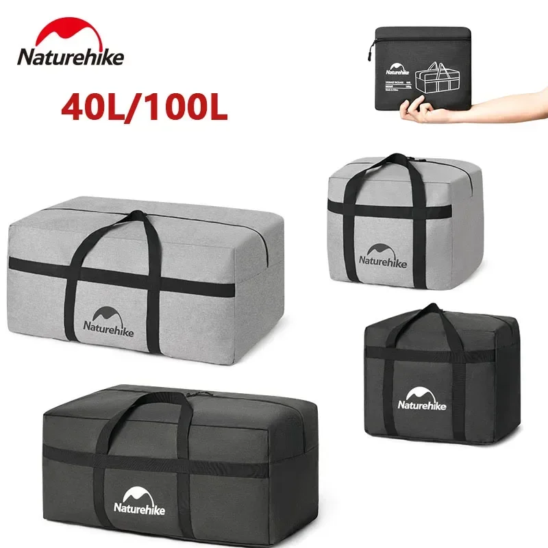 

Naturehike 40L/100L Storage Bag Large Capacity Outdoor Camping Tourism Picnic Hiking Folding Portable Equipment Carrying Bag