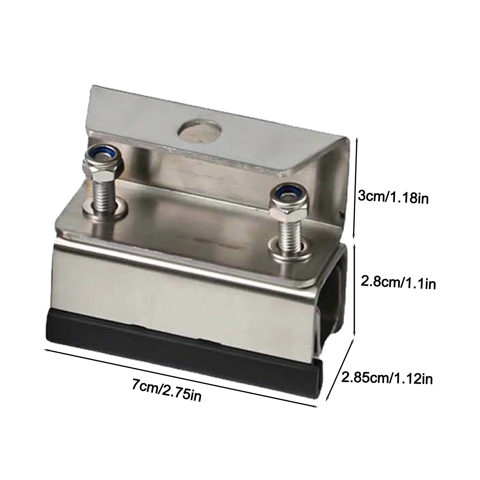 Photovoltaic Bracket Silver Stainless Steel Brackets for Easy Installation Kit Outdoor Adventure Gear Six Piece Set