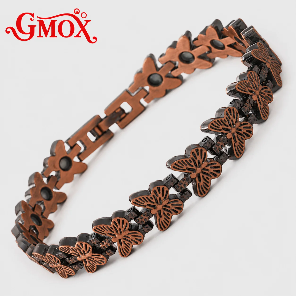 Health Wellness Gifts Women - GMOX Premium Copper Magnetic Bracelet for
