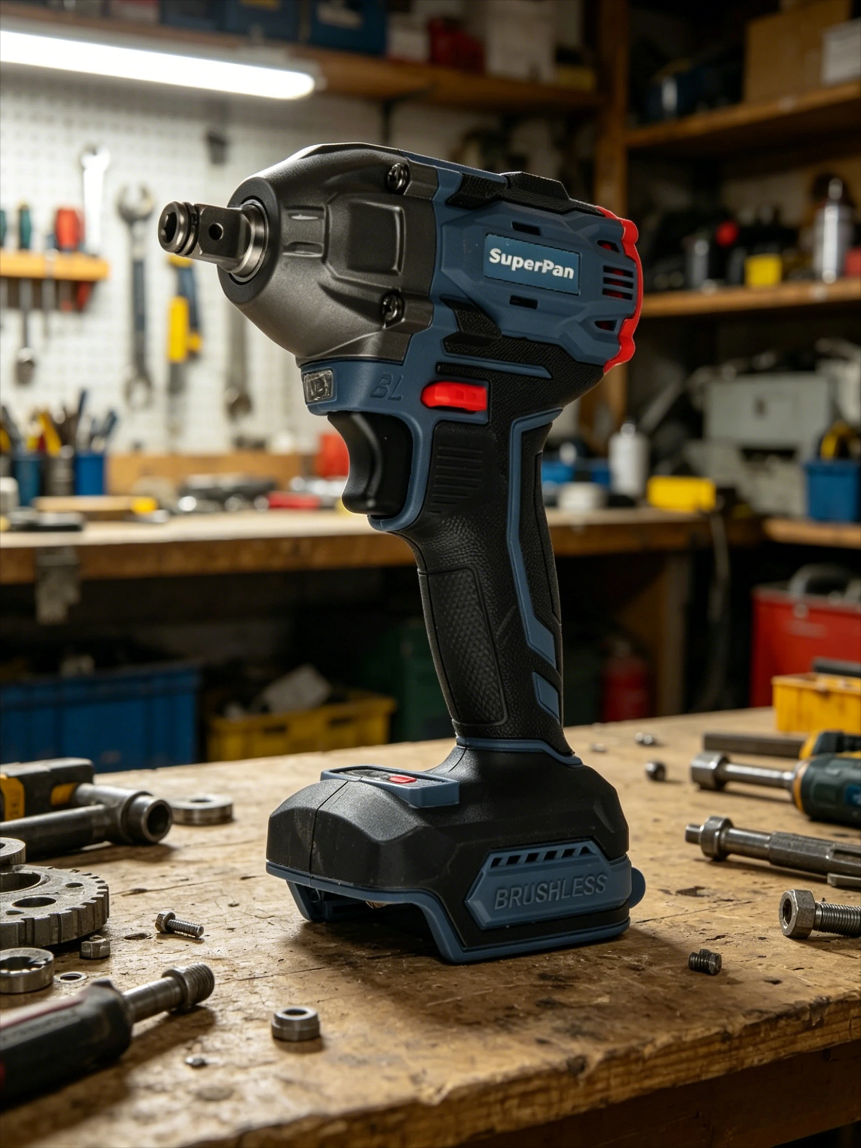 

20V High-Speed Impact Wrench, Brushless Motor, Efficient Bolt Loosening & Tightening, Cordless Power Tool,For Makita Battery pin