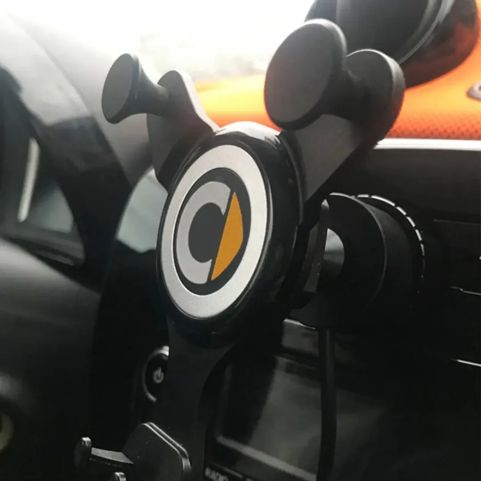 Car Phone Holder Navigation Frame  for Mercedes Smart 453 Fortwo Forfour Interior Charging Stand Air Outlet Car Navigation Stand
