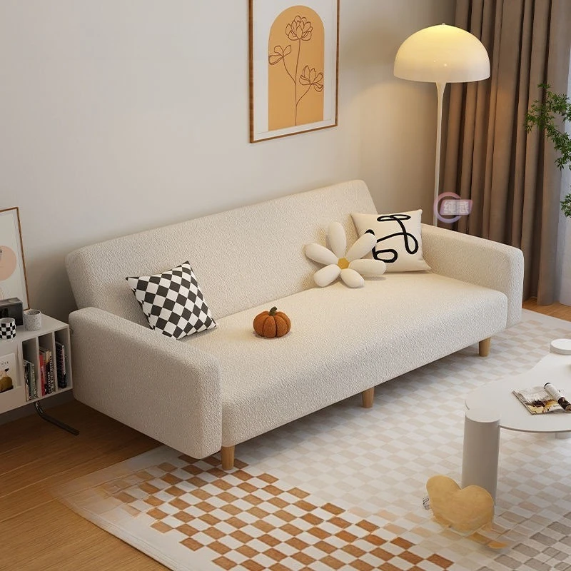 Canapé-lit multifonctionnel, location pliante à double usage pour salon, petit appartement