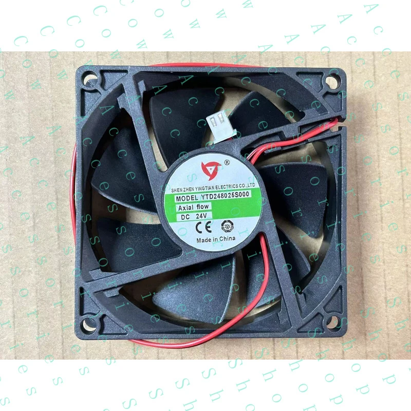 

PP+ QTY:1PC FOR Yingtian YTD248025S000 Cooling Fan Axial fiow 8025 8CM 24V 8025