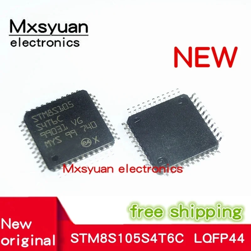 10pcs~50pcs/lot STM8S105S4T6CTR STM8S105S4T6C STM8S105 S4T6  LQFP44 New original