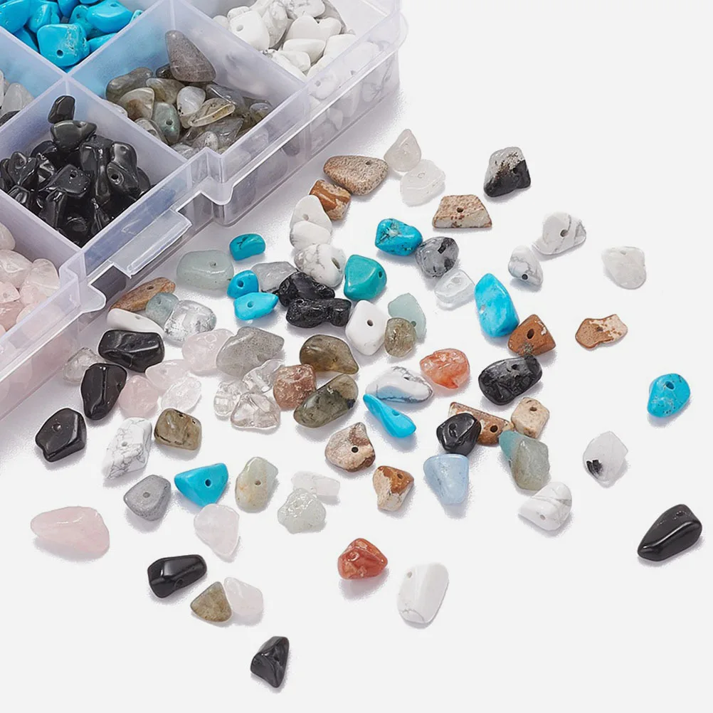 

1 коробка, красочные нерегулярные бусины из измельченного камня, уникальные бусины из чипа, материал для изготовления ювелирных изделий, аксессуары «сделай сам», свободные бусины «сделай сам»