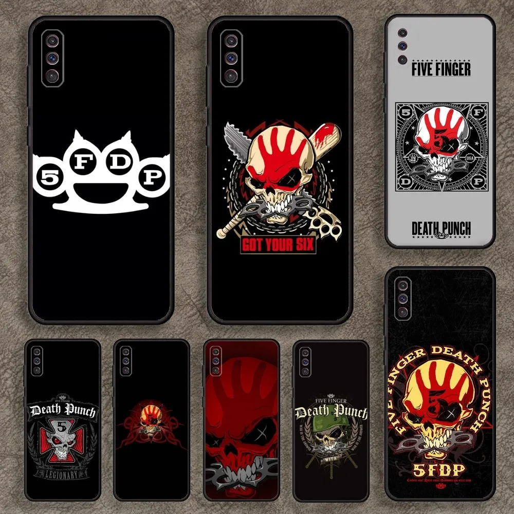 

Five F-Finger Death P-Punch Phone Case for SamsungA 91,80,73,72,71,70,53,52,51,42,41,40,32,31,30,22,21,S 4G 5G Soft Black Case