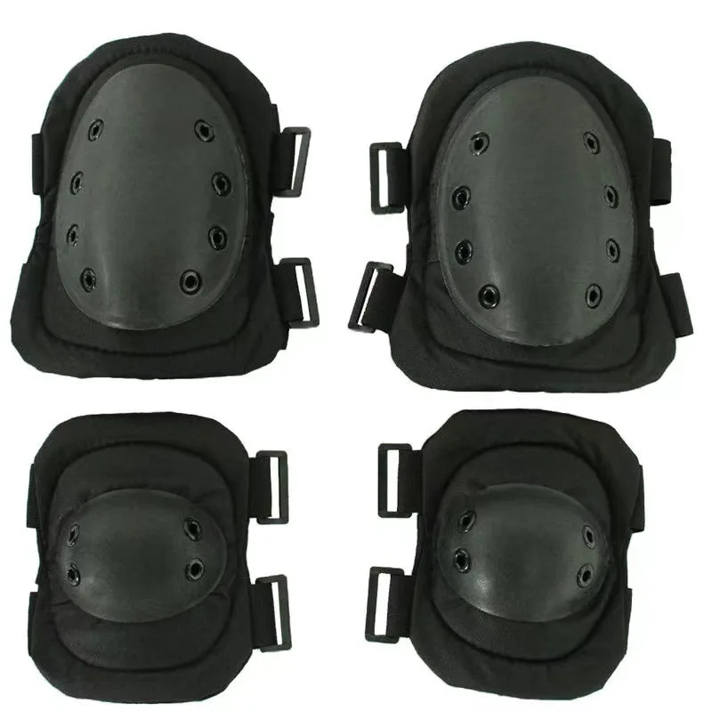 Knee pad Tactical Protective Gear Adult Elbow Pads Airsoft Paintball Combat Hunting Outdoor Sports Safety Supplies