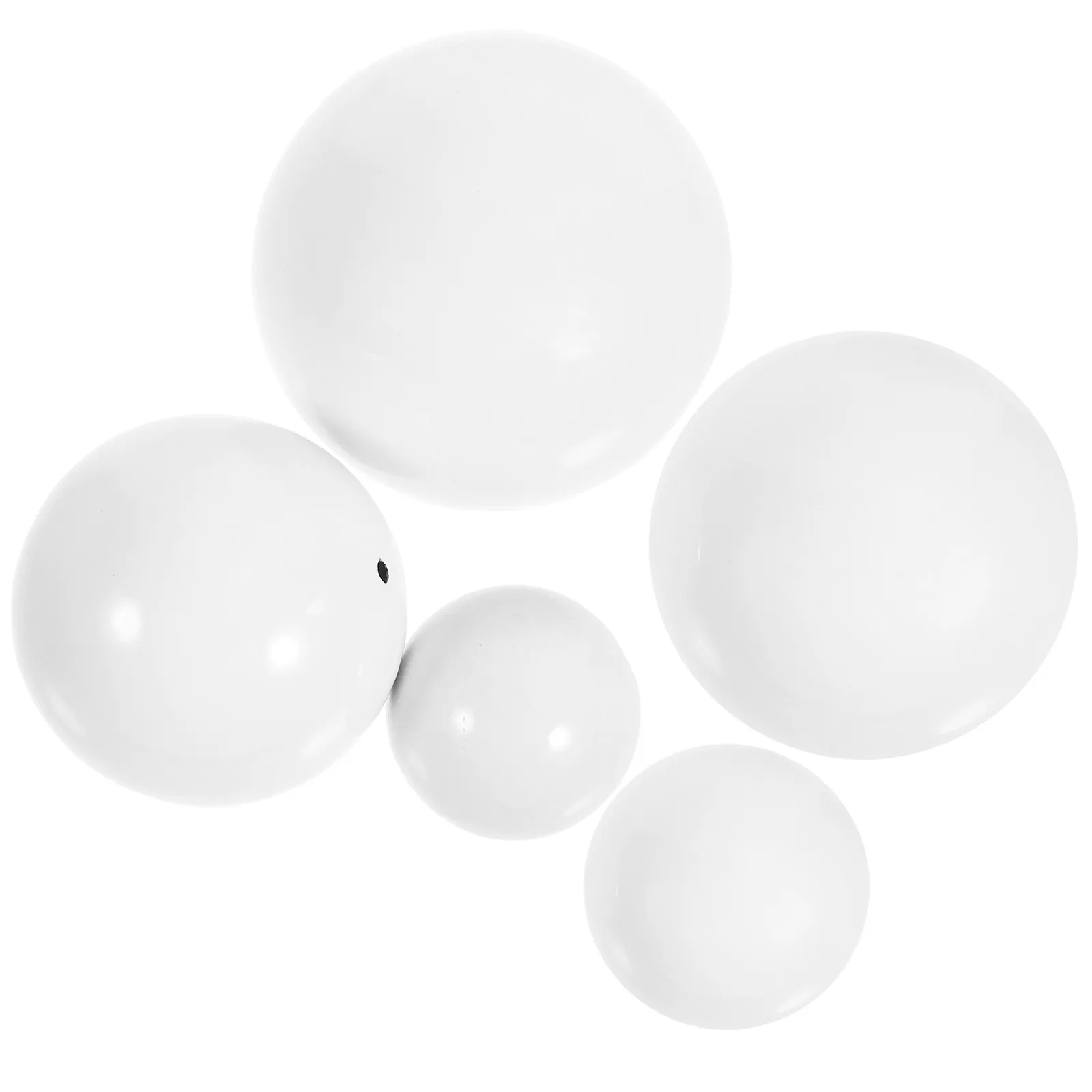 

Набор из 5 легких декоративных подвесных шаров из нержавеющей стали, светоотражающие глянцевые сферы для фотосъемки, декора газонов, использования на улице и в помещении