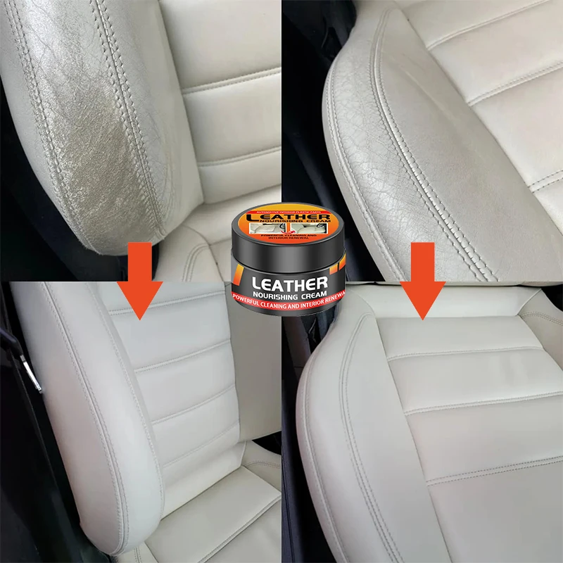 كريم طلاء السيراميك والجلود للسيارات، كريم تلميع وتجديد الجلود وإزالة التلوث وصيانة التفتيح #4