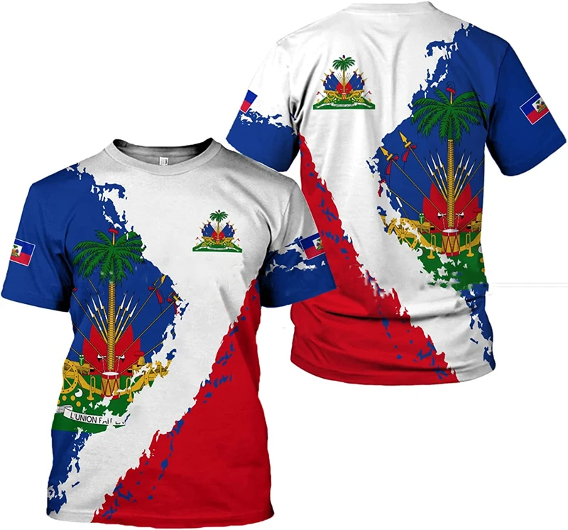 Dominican Republic 3D Printed T Shirts For Men Women Casual Street Short Sleeve Tops Breathable Comfortable Outdoor Sports Tees