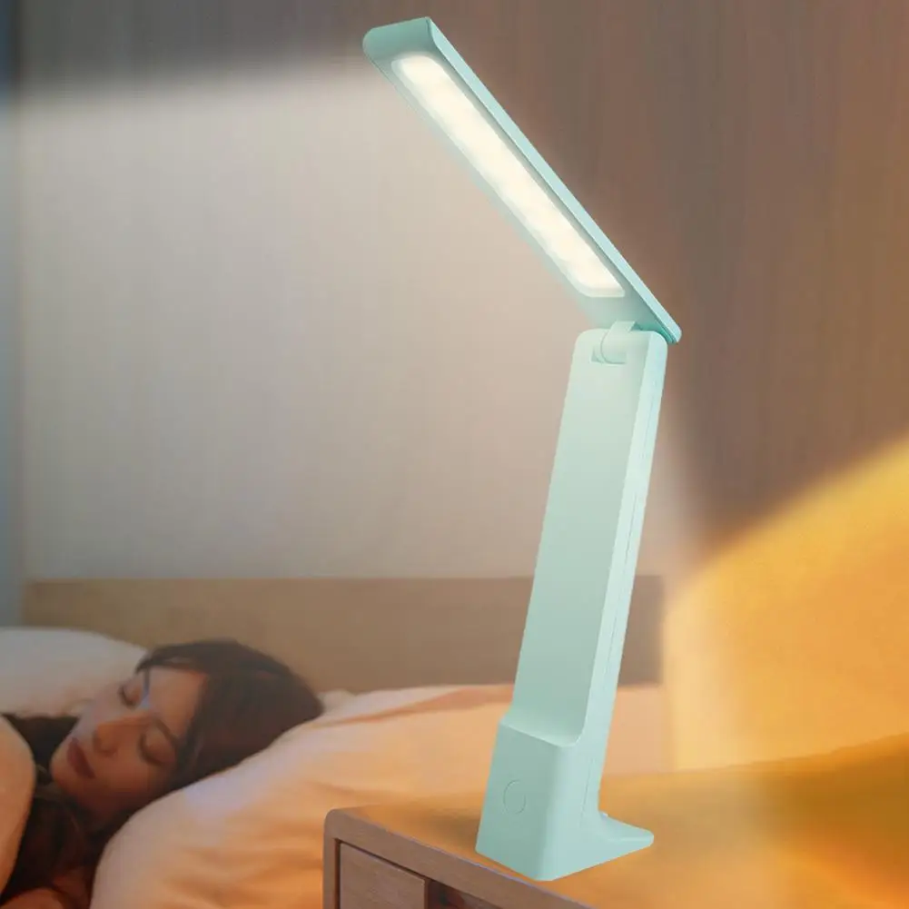 Lampada da tavolo pieghevole continua dimmerabile ad alta luminosità temperatura di colore controllo tattile regolabile senza sfarfallio tipo pieghevole scrivania L