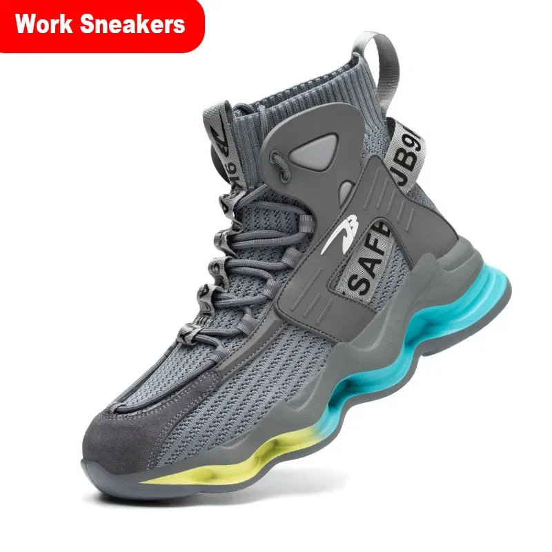 Veiligheidsschoenen Naalddichte werksneakers Lichtgewicht werkschoenen Herenschoenen met stalen neus Veiligheidslaarzen Onverwoestbare schoenen