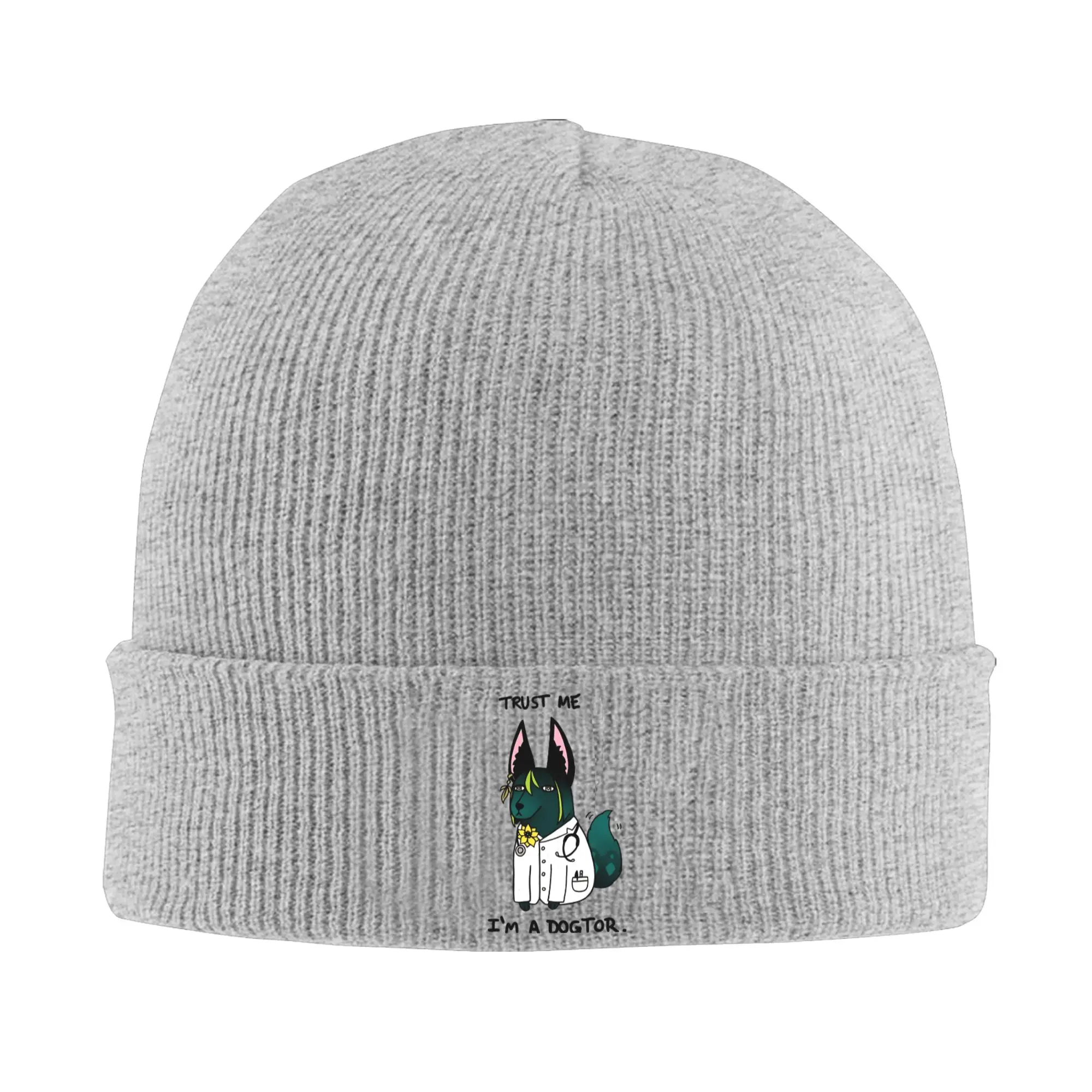 Trust me I'm an amurta graduate Genshin Impact Tighnari Hat Autumn Winter Beanie Street  Cap Men Women Acrylic Bonnet