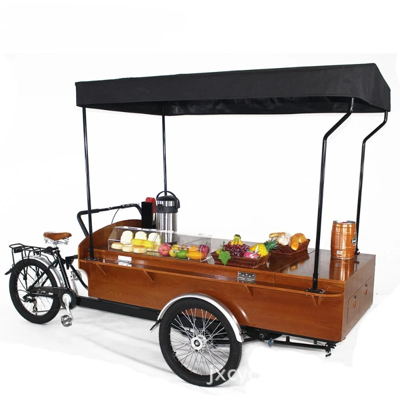 

Mobile Coffee Cart Multifunctional Coffee Wine Cart Coffee Cart Fans Support