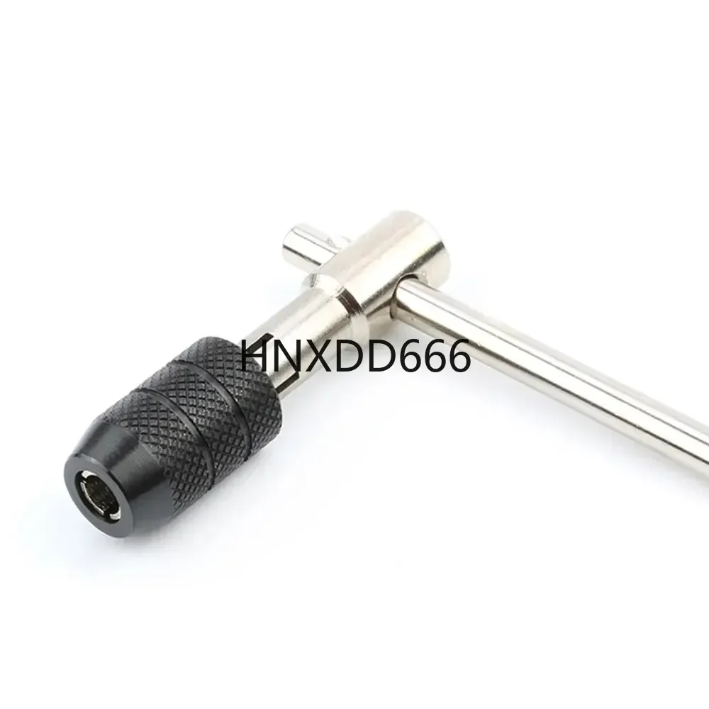 3-6mm T-shaped Tap Wrench 5pc Hand Tap M3-M8 Tapping Screwdriver Wrench Thread Tapping Hand Tool Set