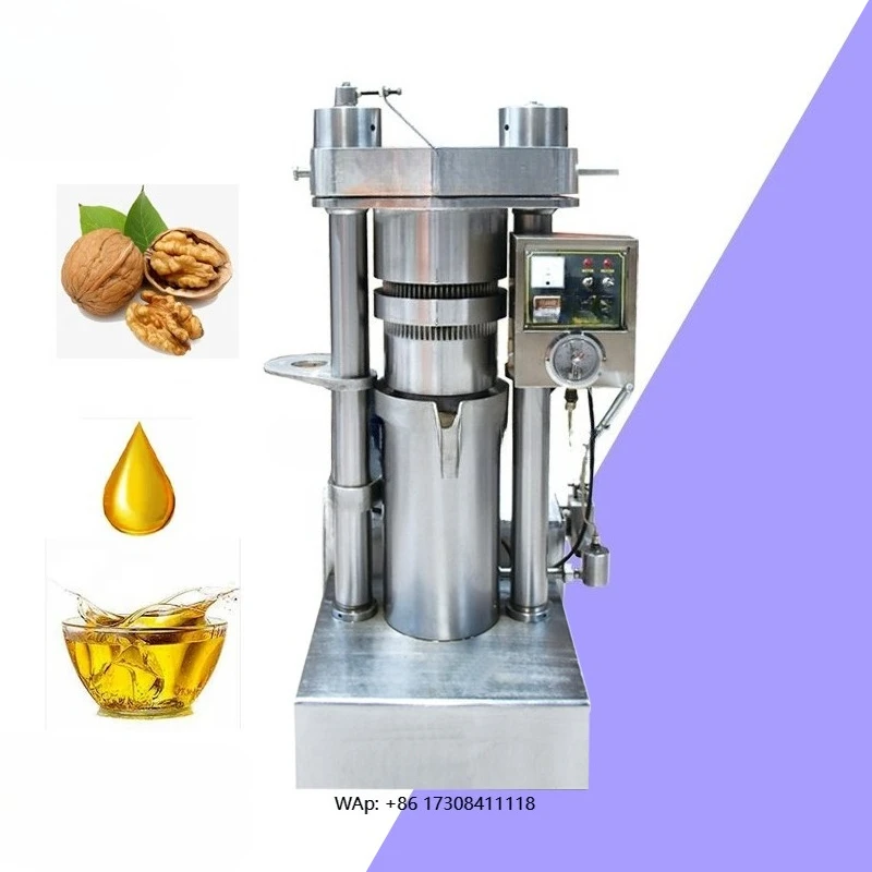 

2.2 kW hydraulic press pump cold-pressed cocoa oil machine nut soybean flour factory high-yield alloy steel commercial