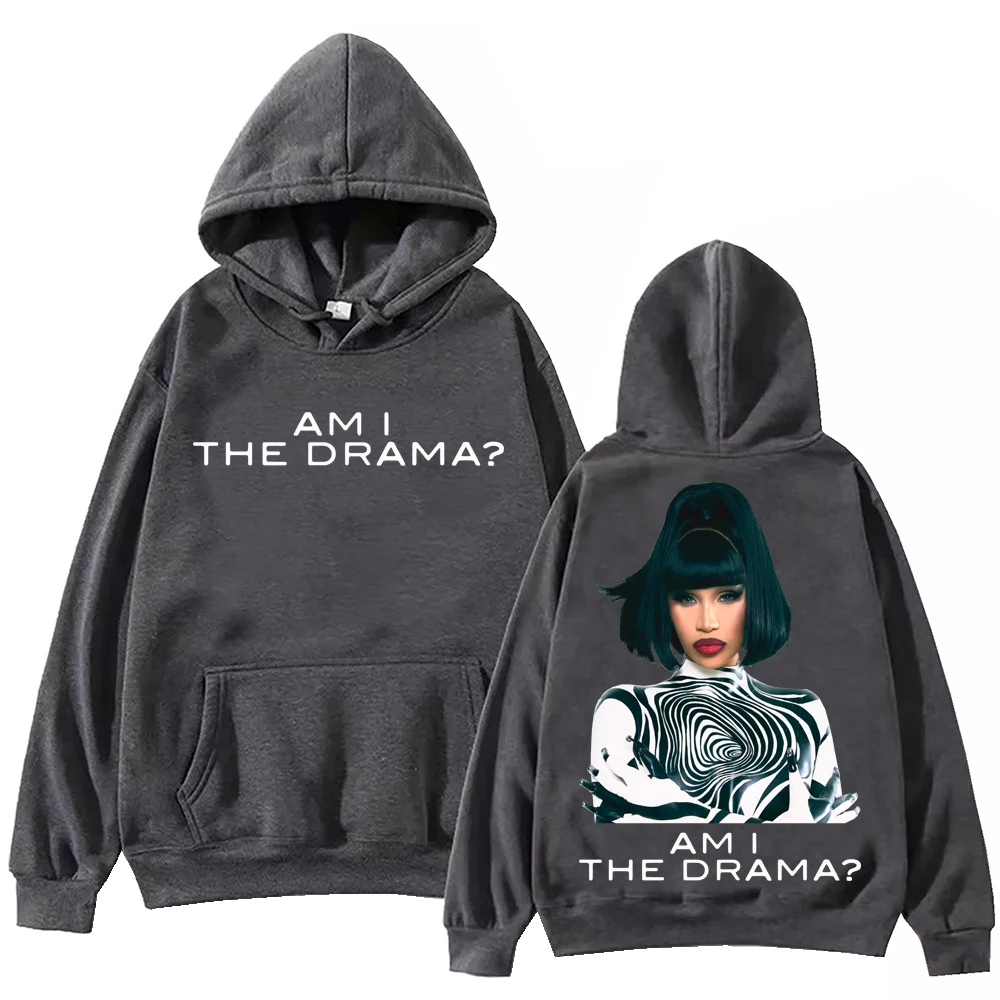 Cardi B Little Miss Drama Tour 2026 Hoodie Harajuku Hip Hop Pullover Tops Sweatshirt Gift