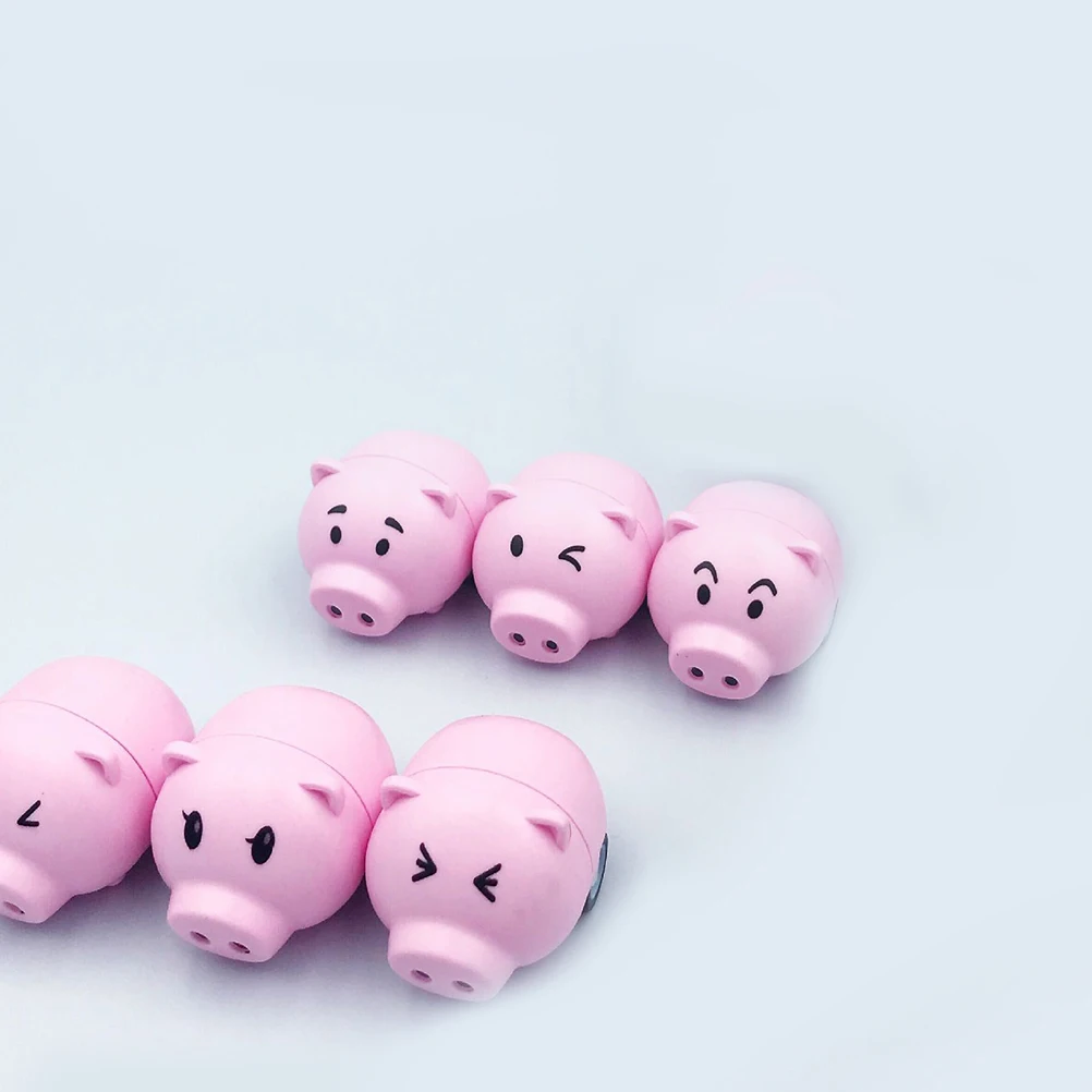 18 pçs mini porco puxar para trás carro brilhante design dos desenhos animados para crianças inércia veículo festa favores presente mão olho coordenação desenvolvimento