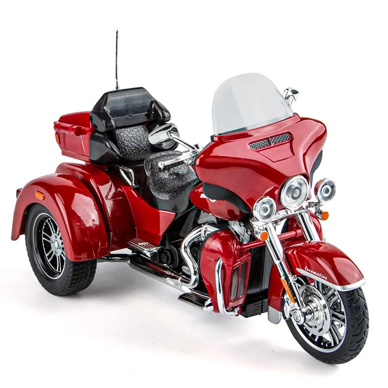 1:9  Harley D-v motorcycle alloy model simulation tricycle children\'s toy trend decoration