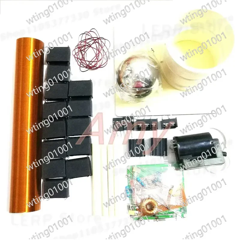 for Spark Gap Coil Kit DIY Wireless Power Transfer Light Arcing Plasma Spray Educational Science Experiment Electronic
