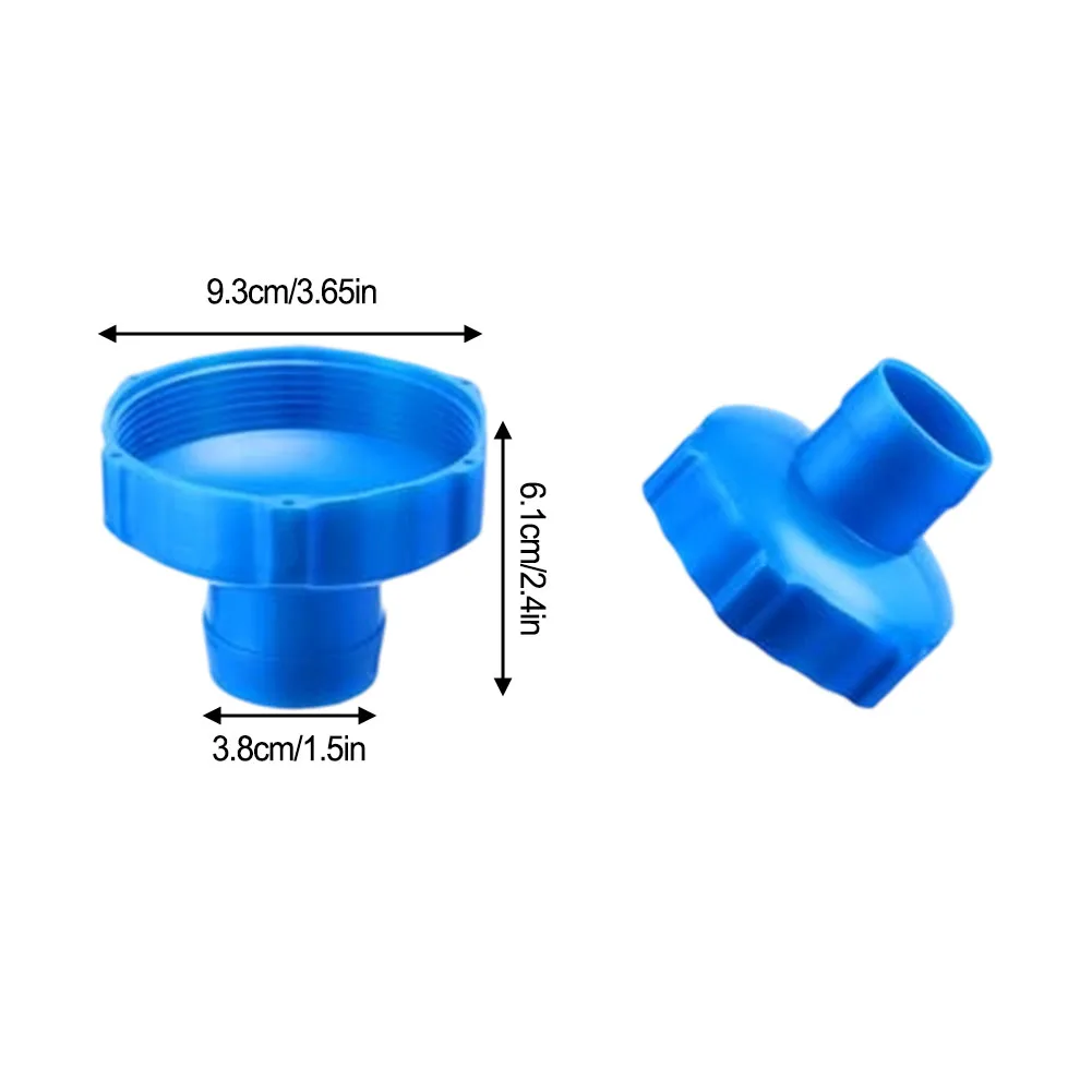 8 Pcs Pool Hose Adapter Kit with 1 1/4 and 1 1/2 Connector Couplings and 11238 B Adaptors for Pool Maintenance