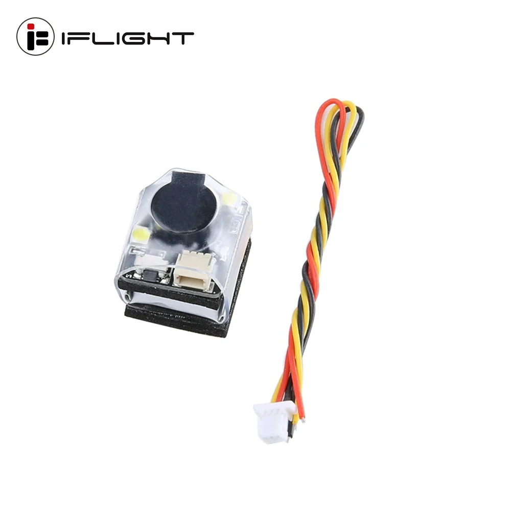 IFlight YR50B_S Finder Buzzer 100dB BB Ring LED Light Alarm 100 Decibels Programmable BF F7 for FPV Quadcopter & RC Airplane