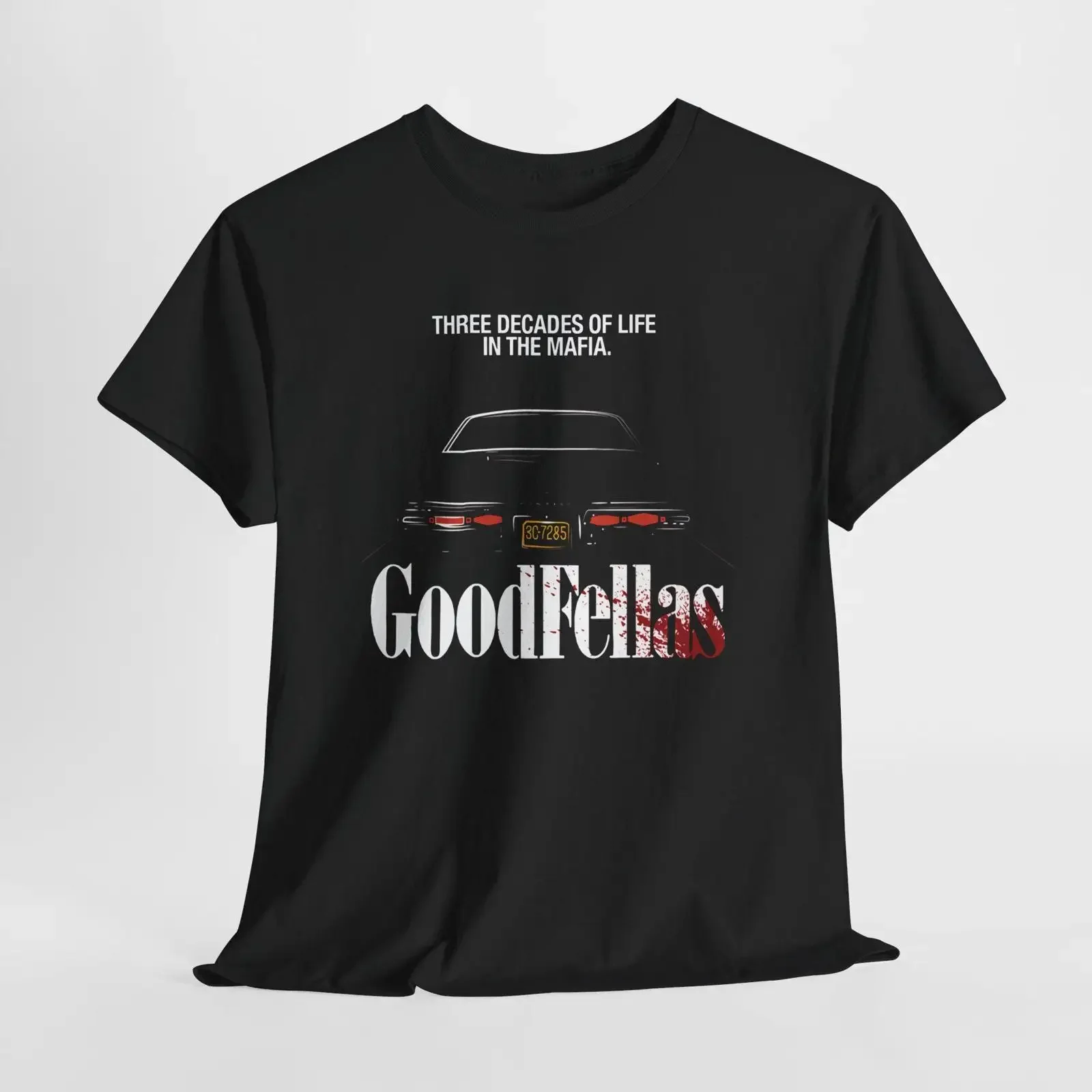 Goodfellas Three Decades Mafia Classic Action Movie Navy Black T Shirt Size S 5XL vintage Washed Stretched Comfortable graphic