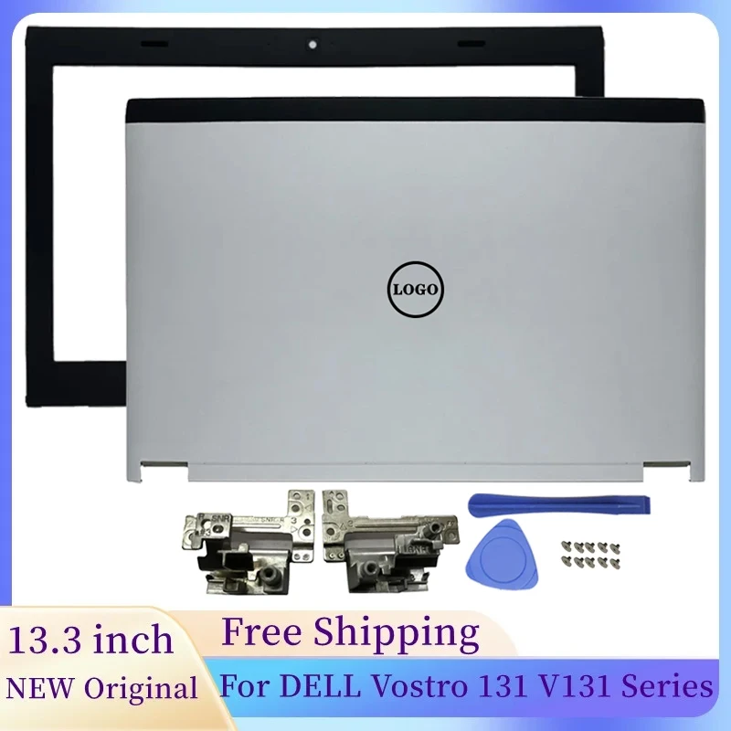 

NEW For DELL Vostro 131 V131 Series 0CVV8H 0D4MJH 1 Laptop Frame Case LCD Back Cover/Front Bezel/Hinges