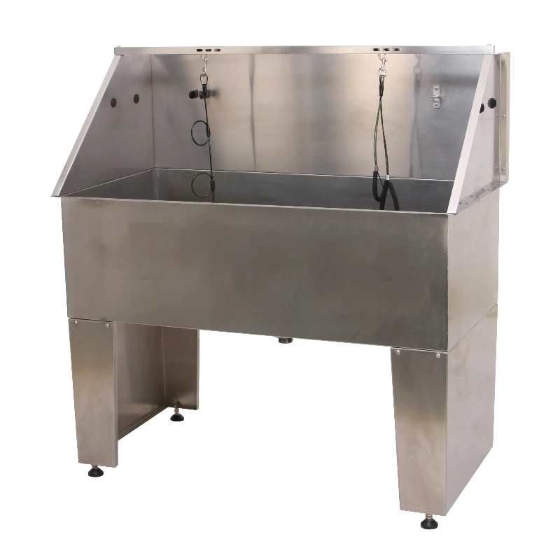 Veterinary Equipment Pet Stainless Steel Pet Cleaning Spa Bath Supplies Dog Grooming Basin