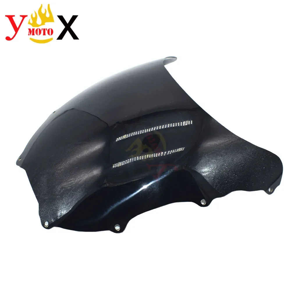 Pára-brisas preto claro da lâmpada única, vidro dianteiro do vento, defletor de carenagem para Kawasaki ZXR400 1991-1999, ZXR 400 91-99